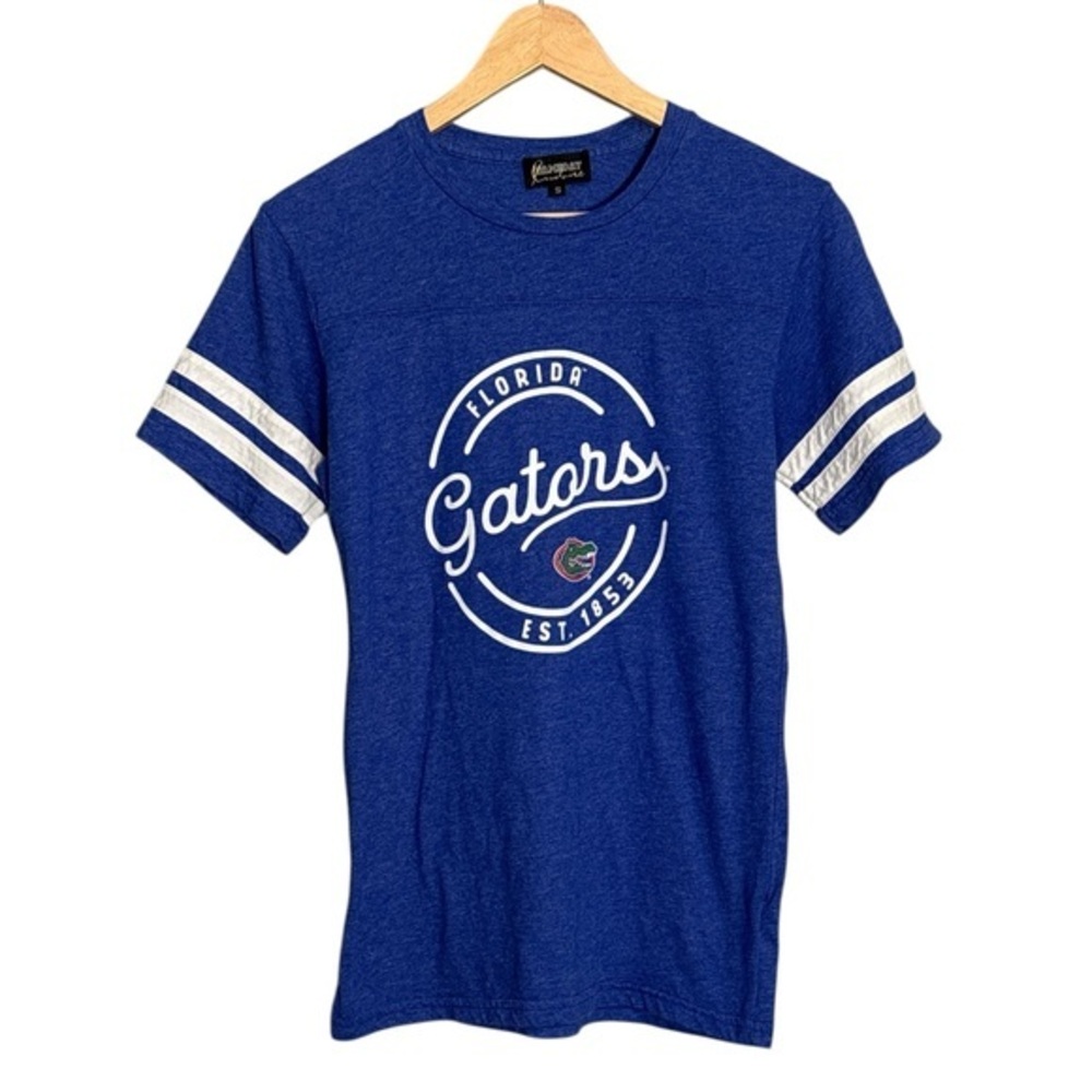 Gameday Couture Florida Gators T-Shirt Size‎ S Blue Varsity Stripe Tri-blend